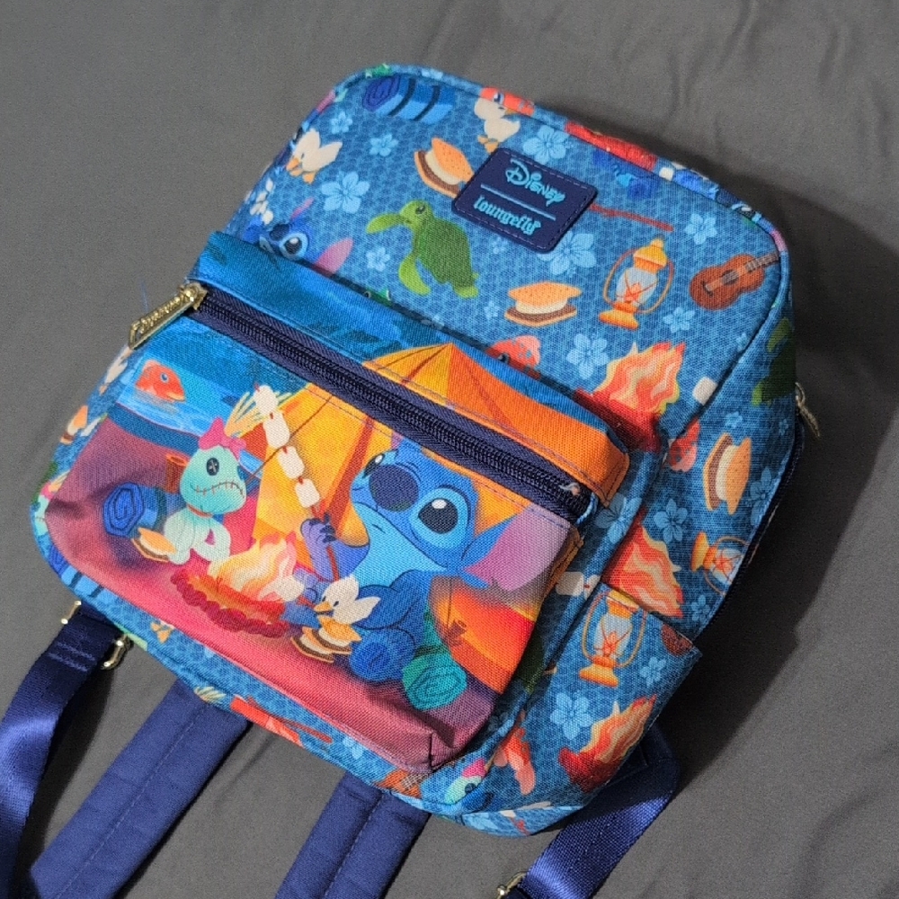 Disney / Loungefly Mini Backpack - Stitch & Scrump